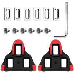 road bike pedal cleats self-locking floating cycling shoe plates