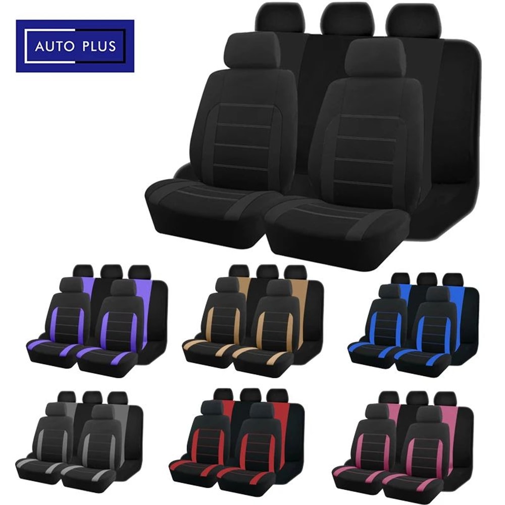AUTO PLUS Universal Full Set Car Seat Covers For Most Vehicles 0