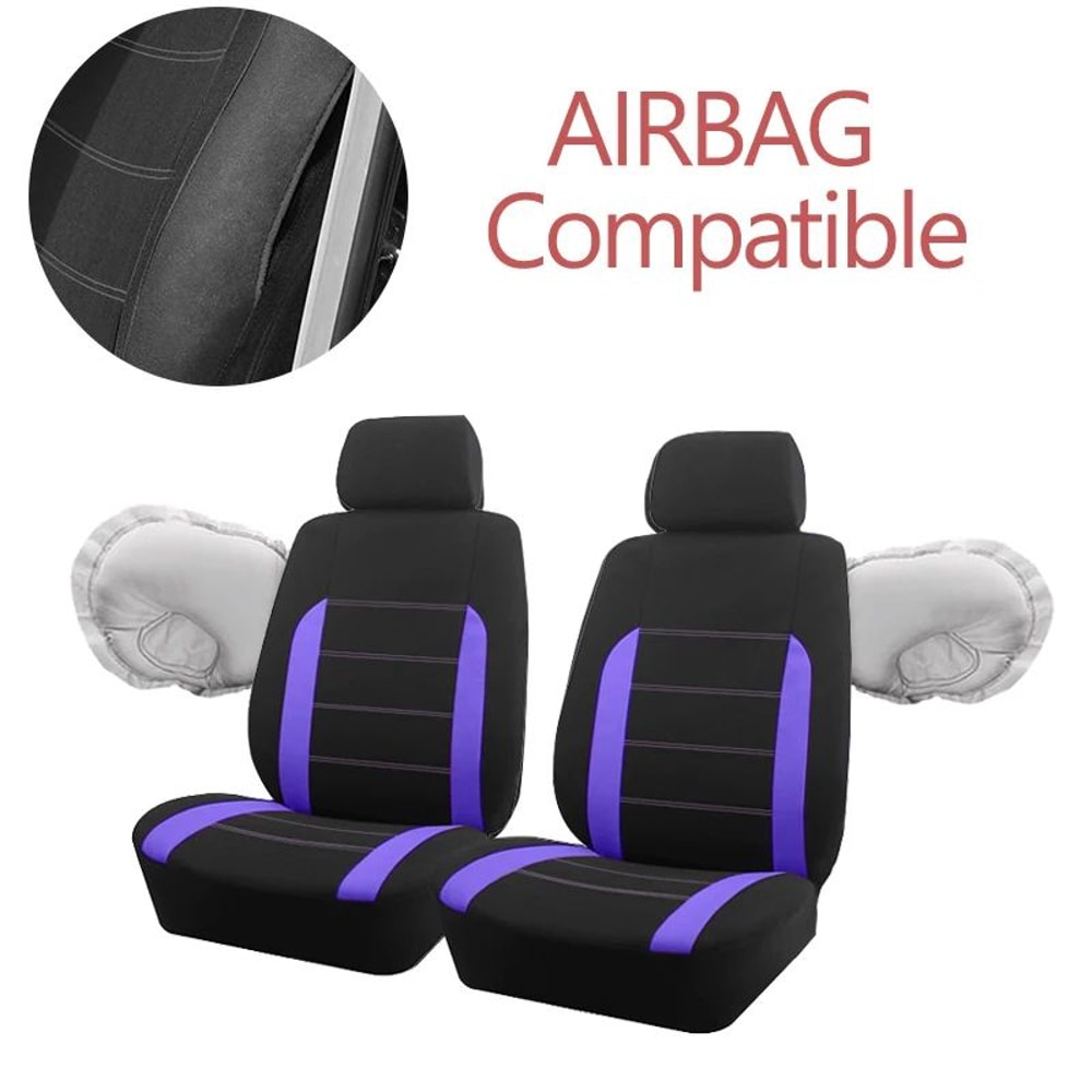 AUTO PLUS Universal Full Set Car Seat Covers For Most Vehicles 8