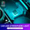 Car USB LED Interior Mood Light Plug And Play 7