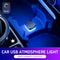 Car USB LED Interior Mood Light Plug And Play 8