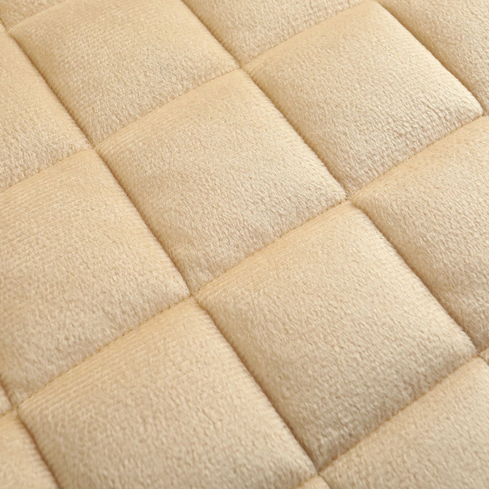 Plaid Embroidered Universal Car Seat Cushion With Storage Bag 1