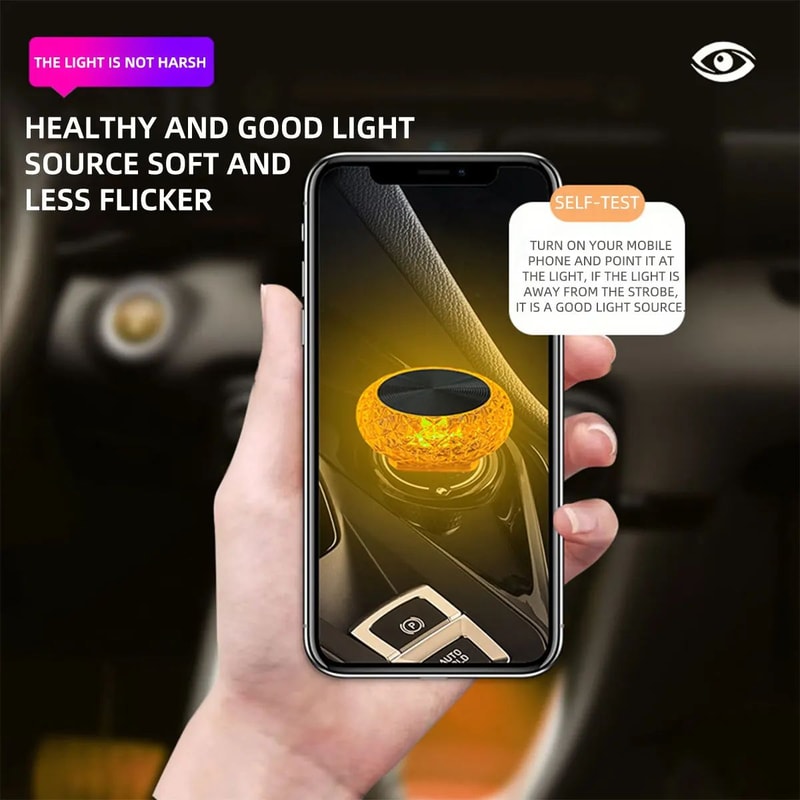 Mini USB LED Car Ambient Light Plug And Play 2