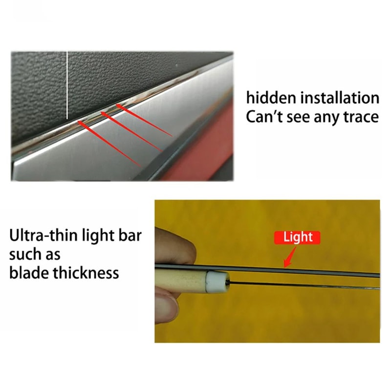 RGB LED Car Ambient Lights 6 10 14 18in1 Interior Atmosphere Lamp Kit 3