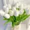 10Pcs Realistic Artificial Tulip Flowers For Home Decor 0