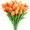 10Pcs Realistic Artificial Tulip Flowers For Home Decor 16