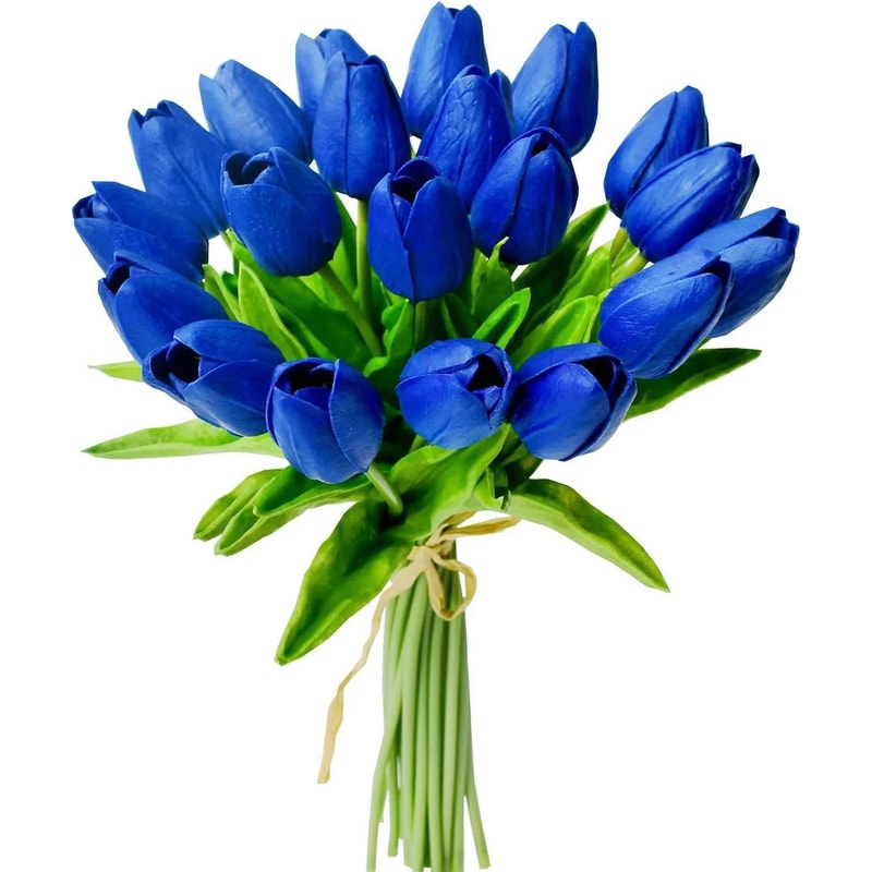 10Pcs Realistic Artificial Tulip Flowers For Home Decor 17