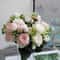 Silk Peony And Rose Artificial Flower Bouquet For Decor 0