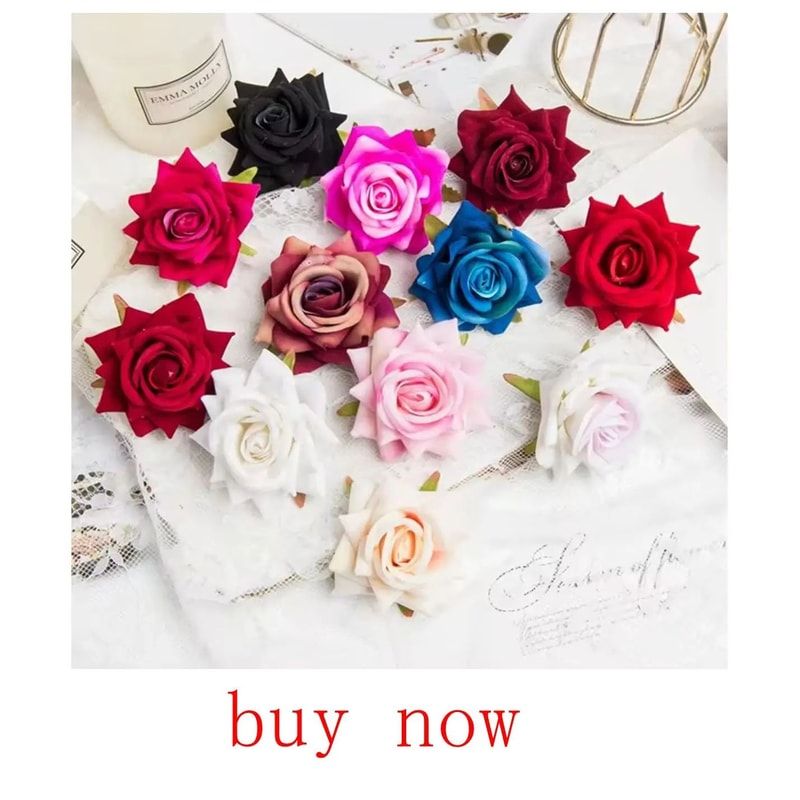 Silk Peony And Rose Artificial Flower Bouquet For Decor 7
