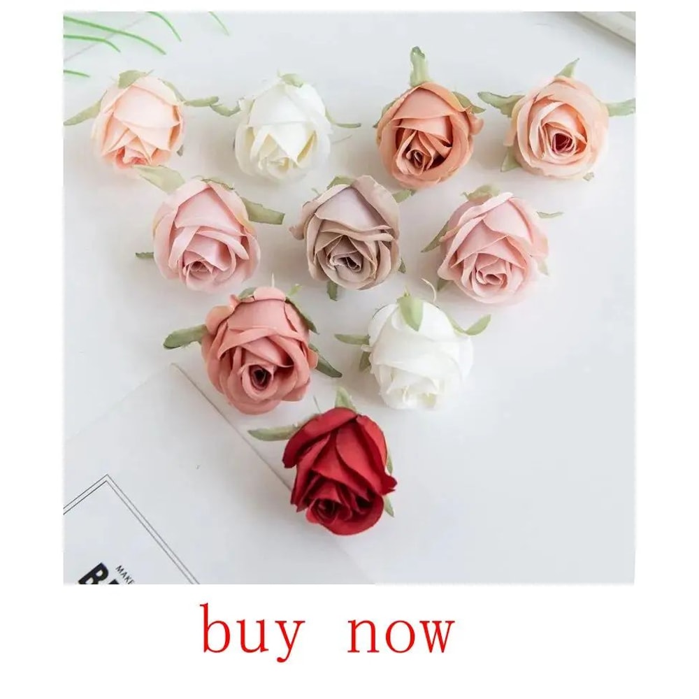 Silk Peony And Rose Artificial Flower Bouquet For Decor 8