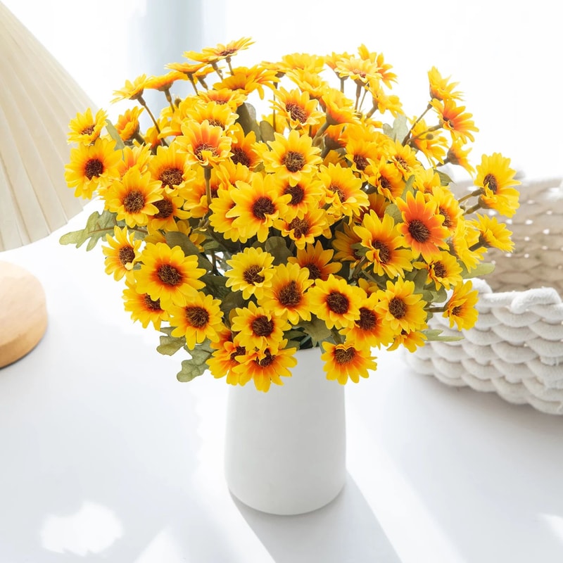 Artificial Daisy Flower Bouquet For Wedding And Home Decor 1