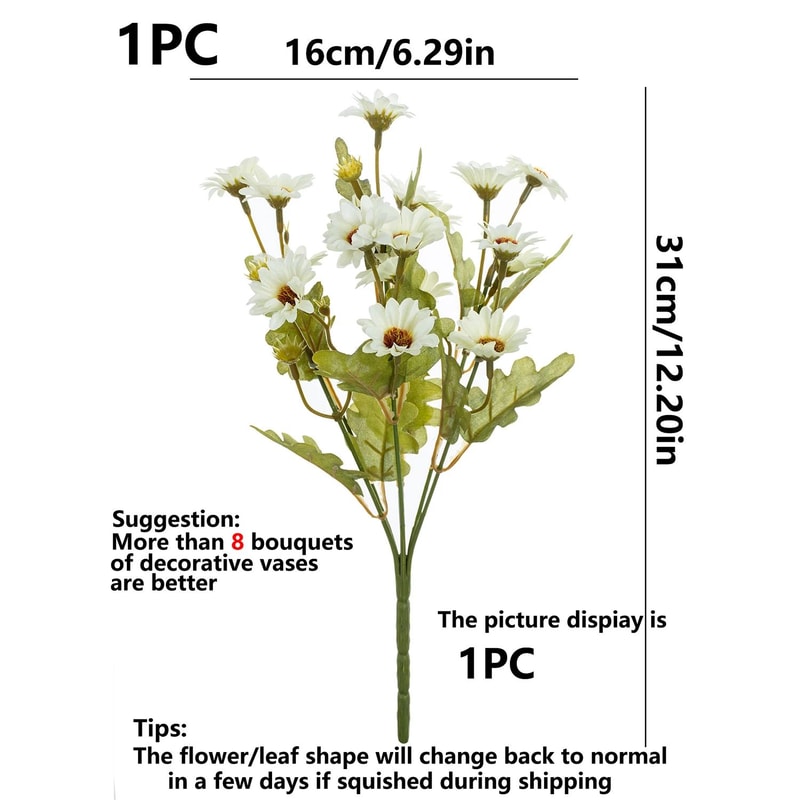 Artificial Daisy Flower Bouquet For Wedding And Home Decor 6
