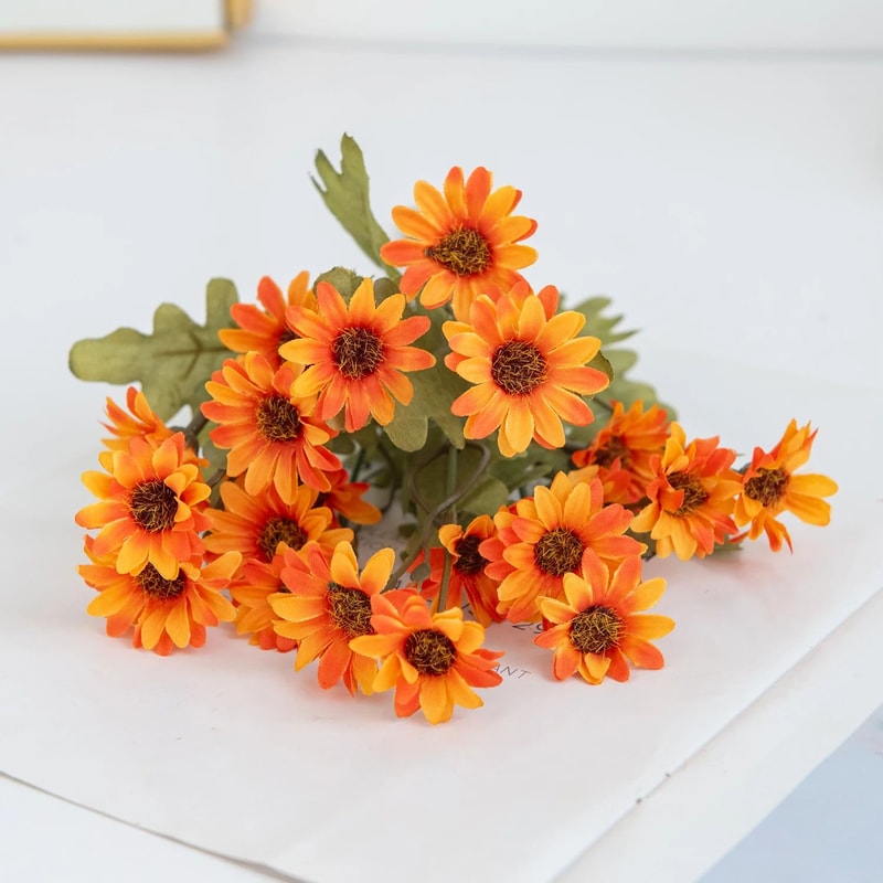 Artificial Daisy Flower Bouquet For Wedding And Home Decor 8