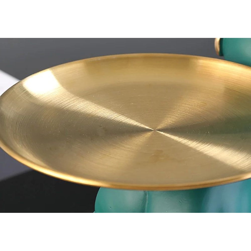 30 CM Resin Bulldog Figurine Storage Box Decorative Dog Statue 6