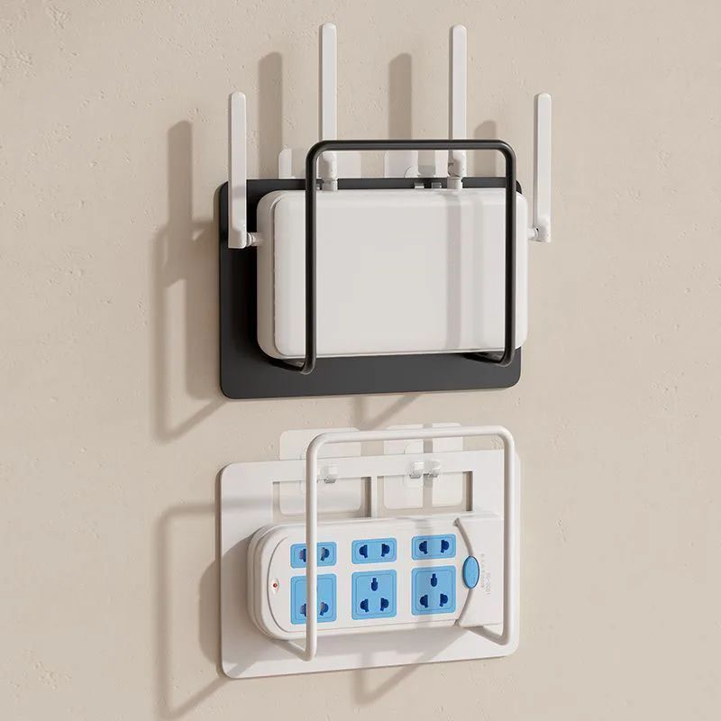 Wall Mount Router Stand Rack With Cable Management 0