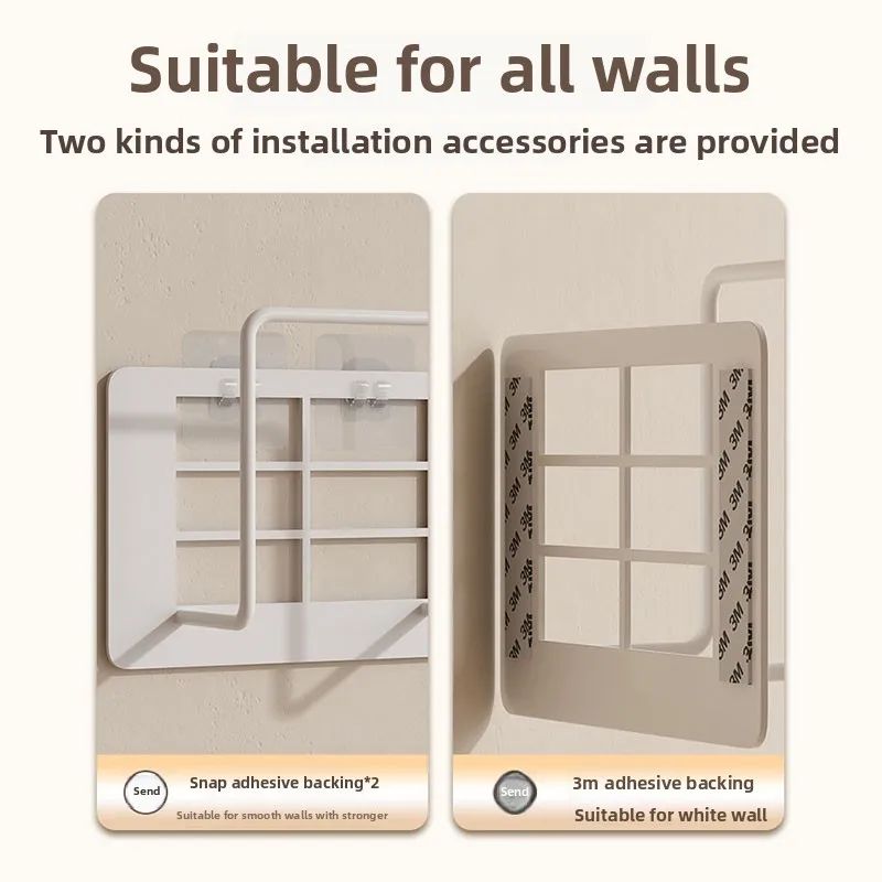 Wall Mount Router Stand Rack With Cable Management 6