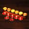10 Pcs Round Aluminum Tea Candles Smokeless Odorless 7