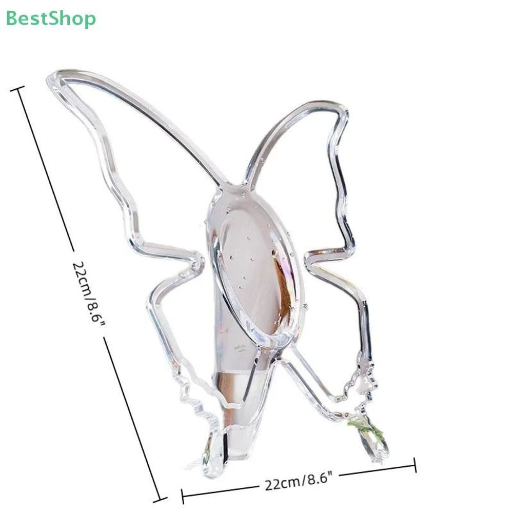 Transparent Acrylic Butterfly Photo Frame Vase For Flowers 5