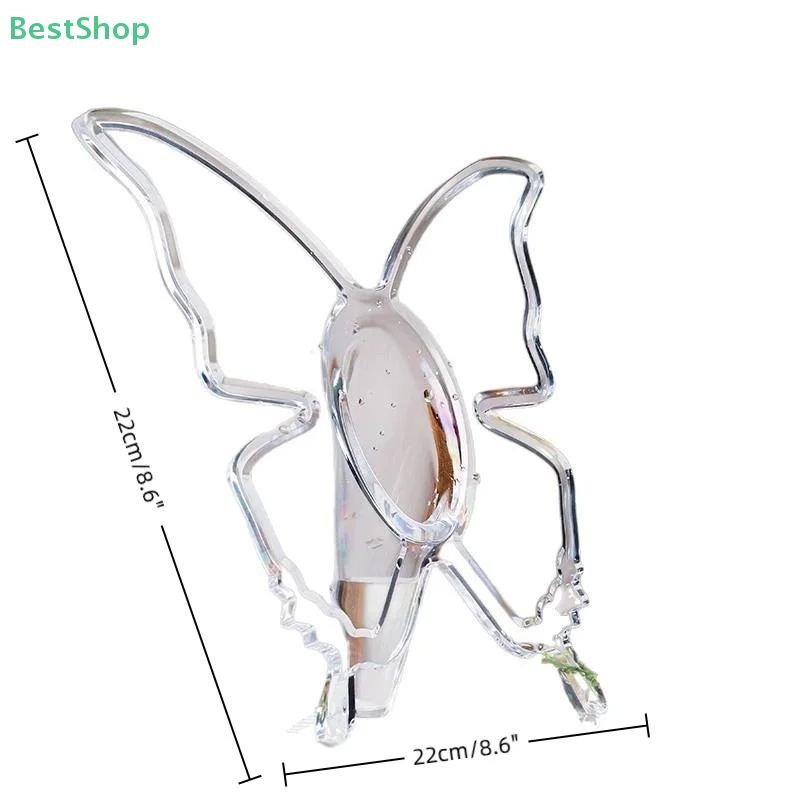 Transparent Acrylic Butterfly Photo Frame Vase For Flowers 5