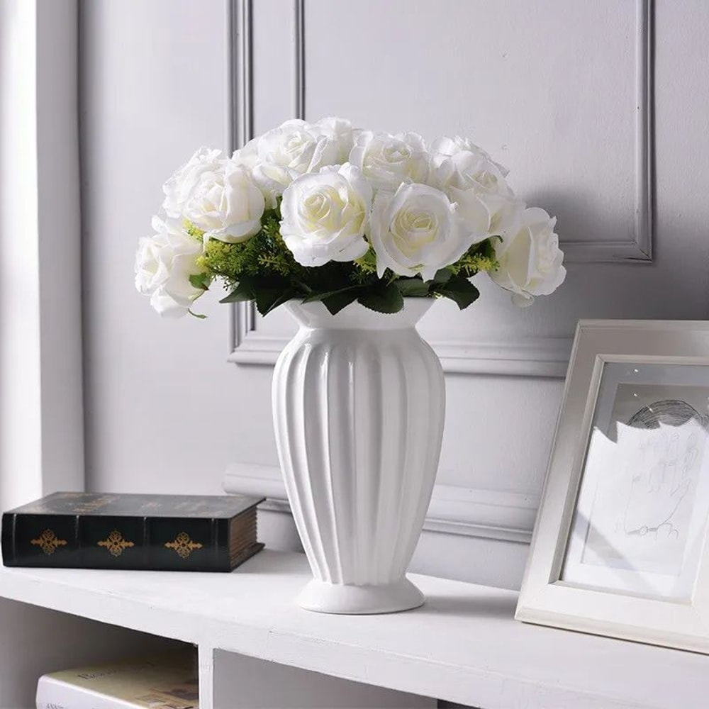Modern Minimalist Europe Style Ceramic Flower Vase 0
