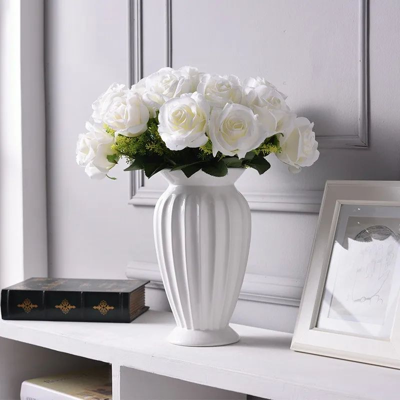 Modern Minimalist Europe Style Ceramic Flower Vase 0