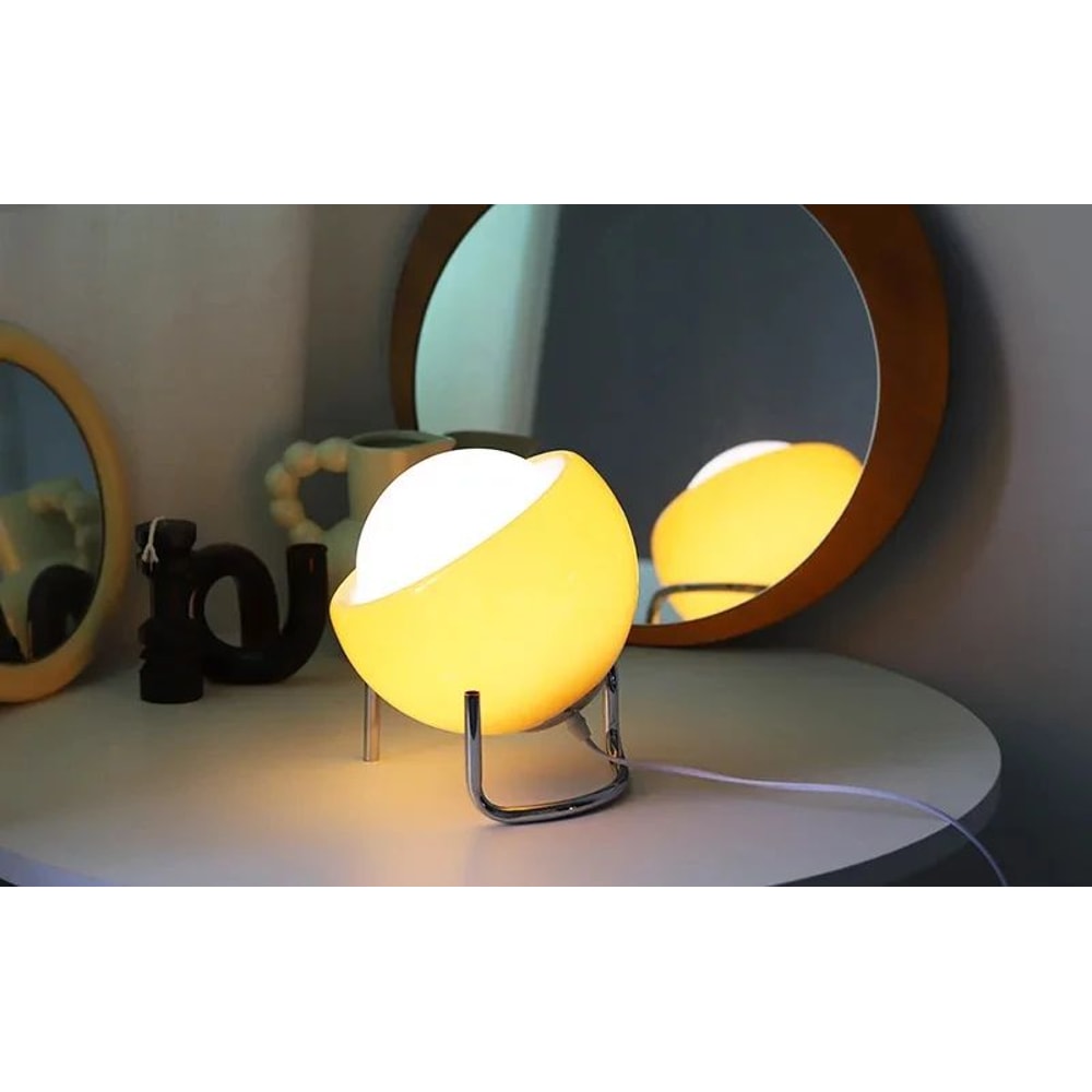 Medieval Bauhaus Nordic LED Glass Table Lamp 6