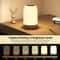 LED Touch RGB Dimmable Wood Grain Rechargeable Night Lamp 1