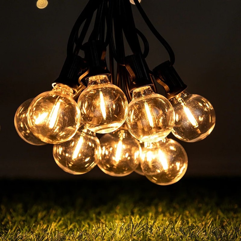 30 M G40 LED Outdoor String Lights 50 Bulbs 11