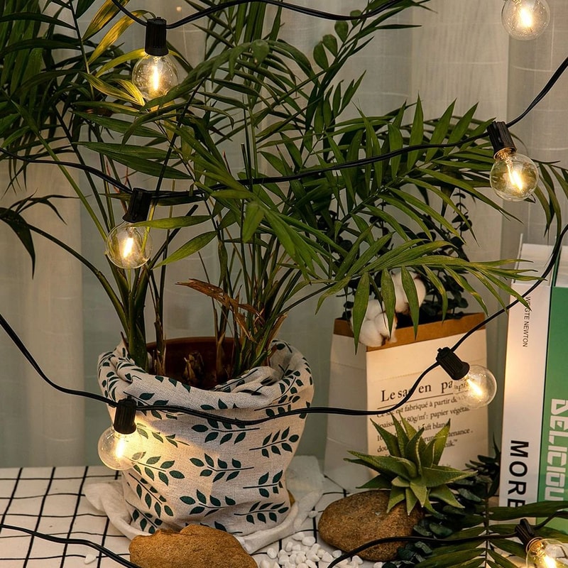 30 M G40 LED Outdoor String Lights 50 Bulbs 14