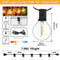 30 M G40 LED Outdoor String Lights 50 Bulbs 17