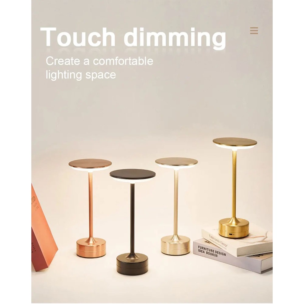 USB Rechargeable Touch LED Atmosphere Night Lamp 6
