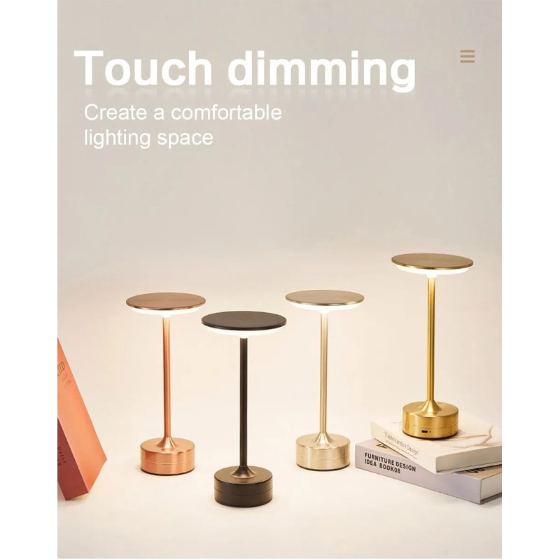 USB Rechargeable Touch LED Atmosphere Night Lamp 6
