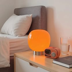 macaron glass table lamp with trichromatic dimming