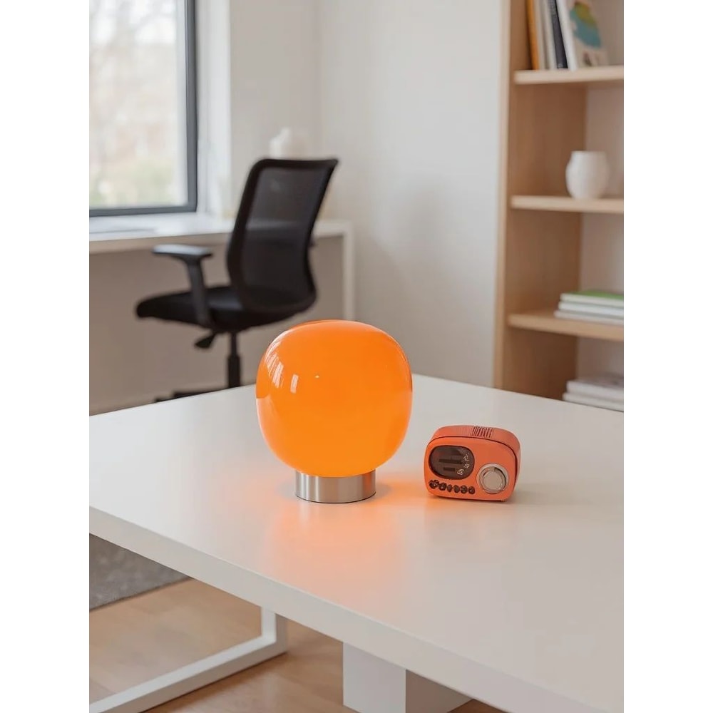 Macaron Glass Table Lamp With Trichromatic Dimming 2