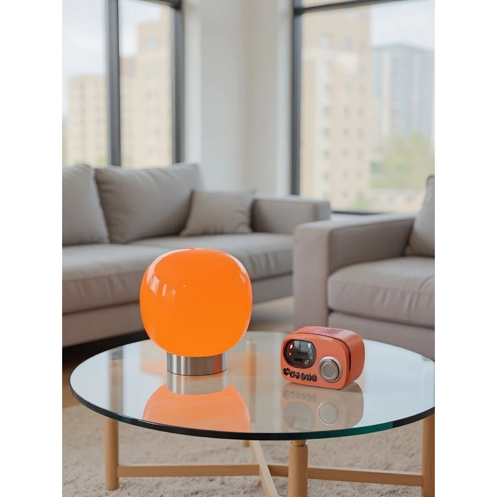 Macaron Glass Table Lamp With Trichromatic Dimming 4