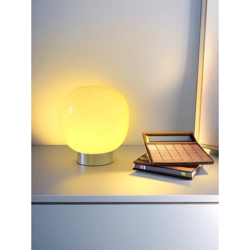 Macaron Glass Table Lamp With Trichromatic Dimming 6