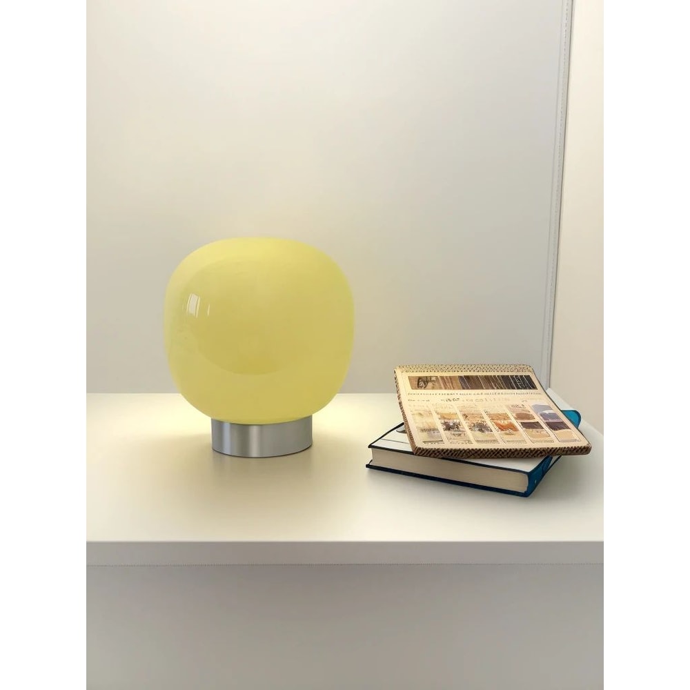 Macaron Glass Table Lamp With Trichromatic Dimming 7