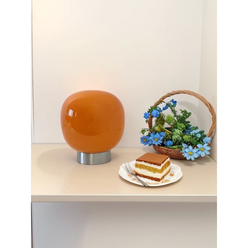 Macaron Glass Table Lamp With Trichromatic Dimming 11