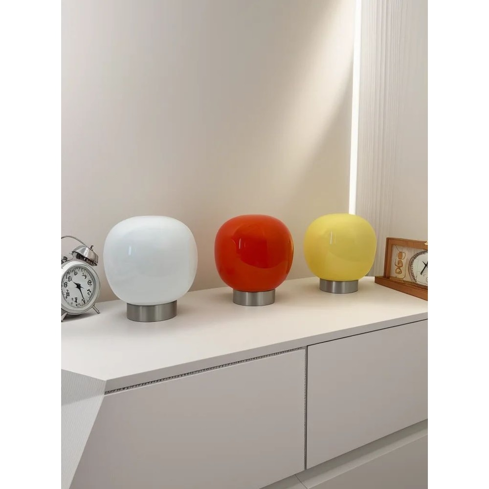 Macaron Glass Table Lamp With Trichromatic Dimming 13
