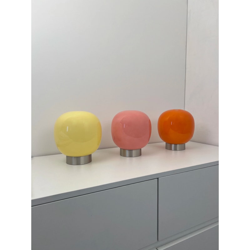 Macaron Glass Table Lamp With Trichromatic Dimming 14