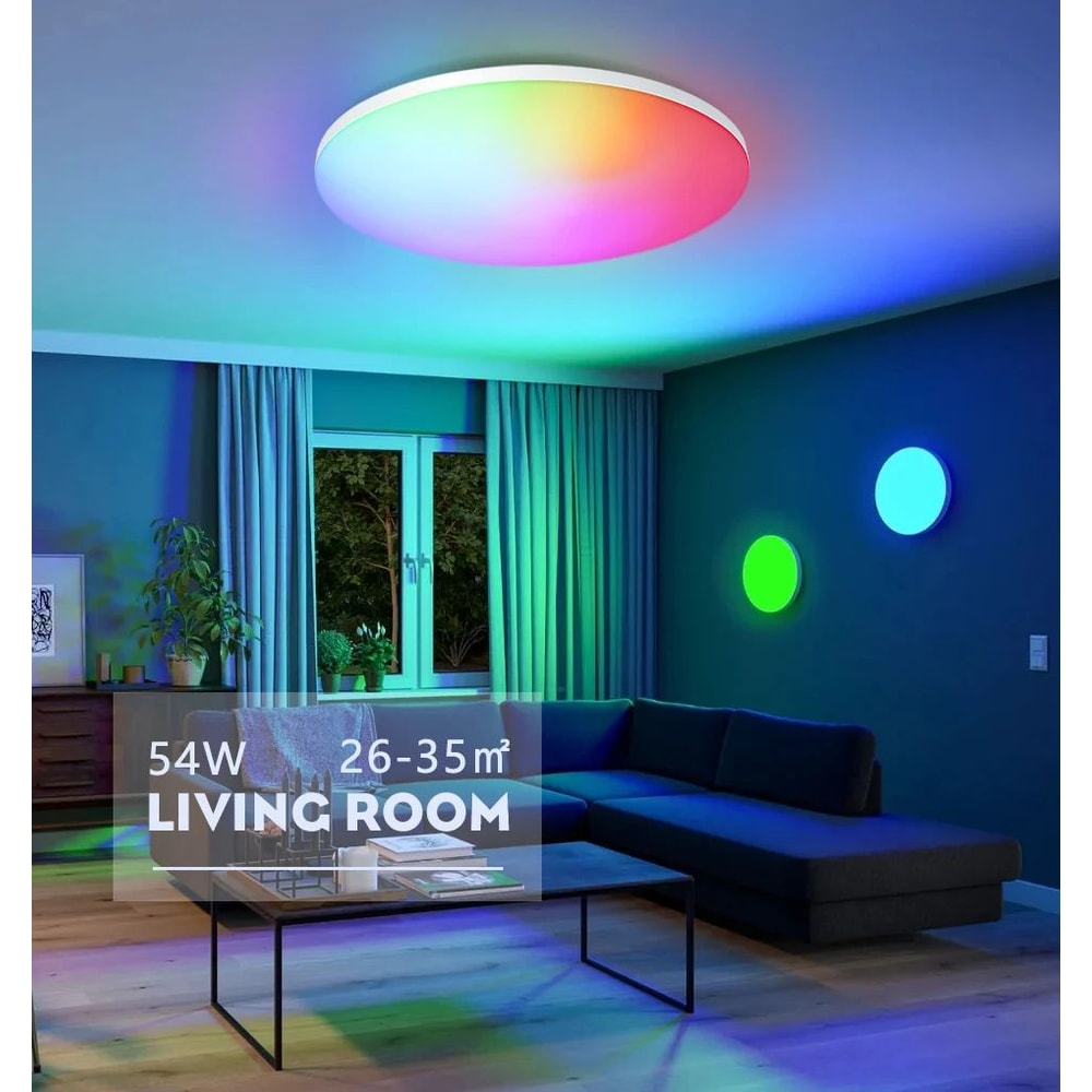 Smart RGB CCT LED Ceiling Light With App Control 9