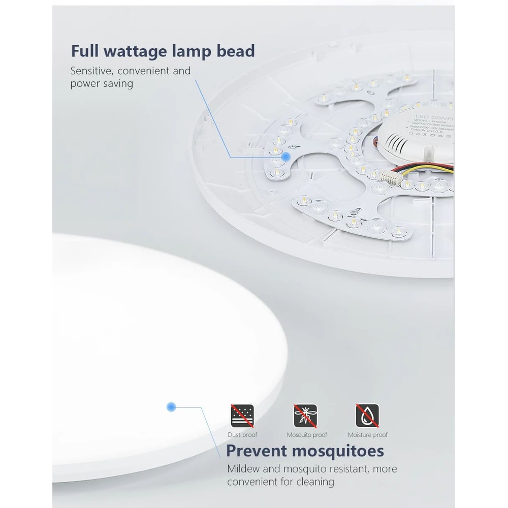 Smart RGB CCT LED Ceiling Light With App Control 11