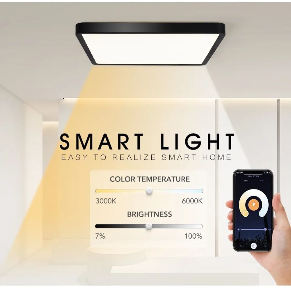 Smart RGB CCT LED Ceiling Light With App Control For Home 7