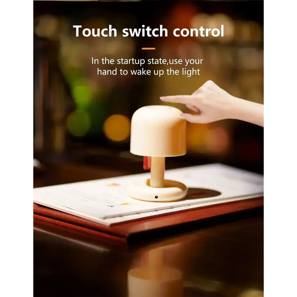 USB Rechargeable Mini Mushroom Sunset Night Lamp 7