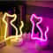 LED Cat Neon Light Sign USB Battery LED Lamp 0