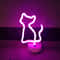 LED Cat Neon Light Sign USB Battery LED Lamp 8
