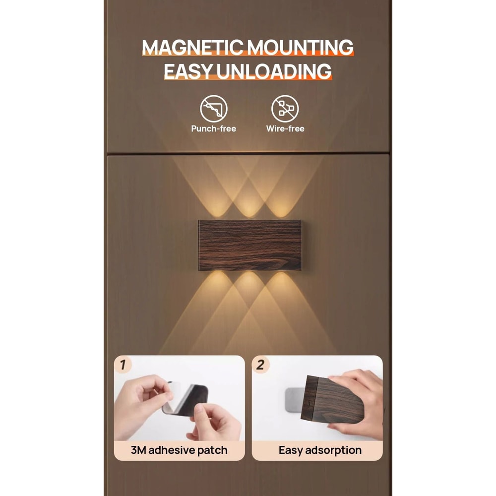 Remote Control Touch Dimmable LED Wall Lamp 9