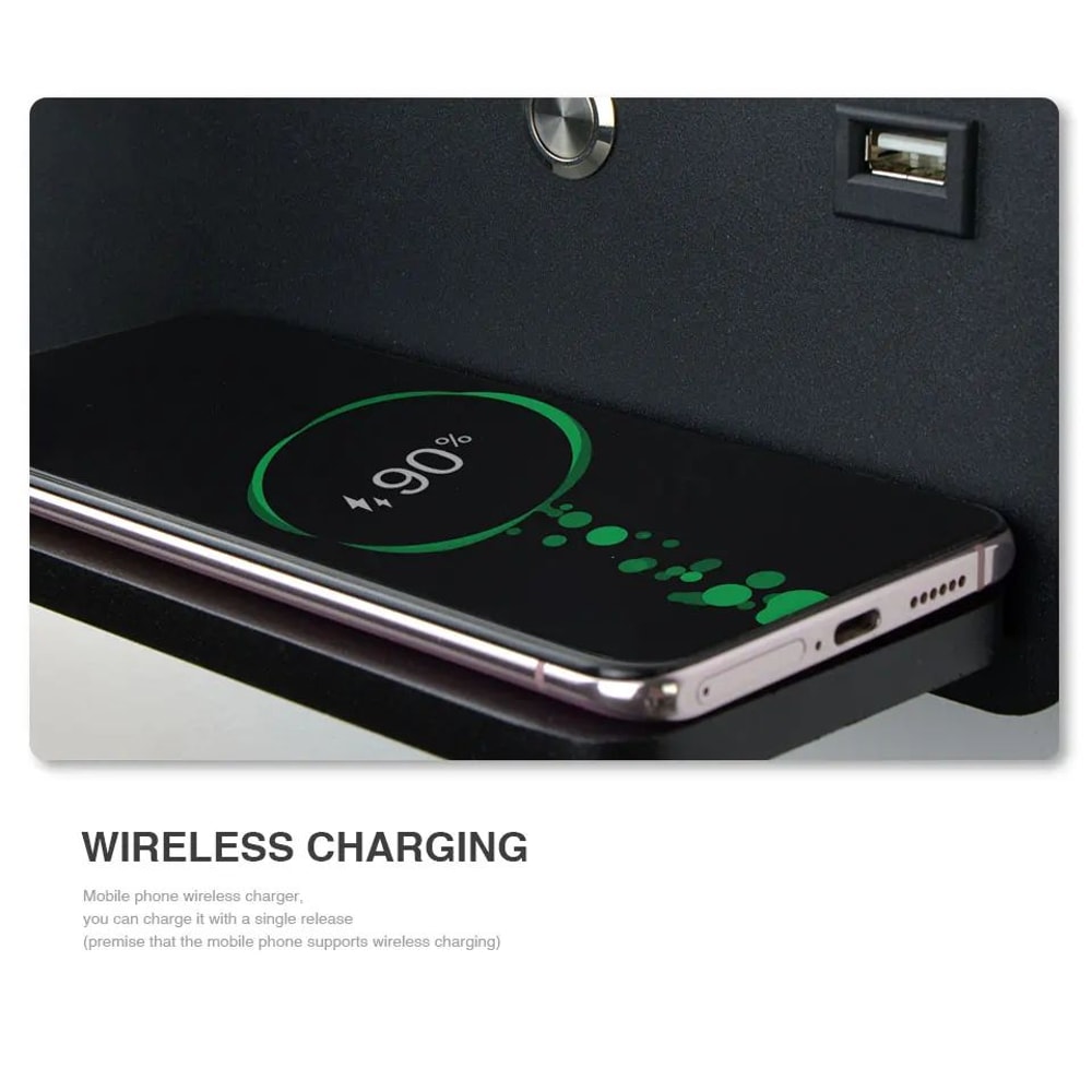 Nordic USB And Wireless Charging LED Wall Lamp 5 W 11