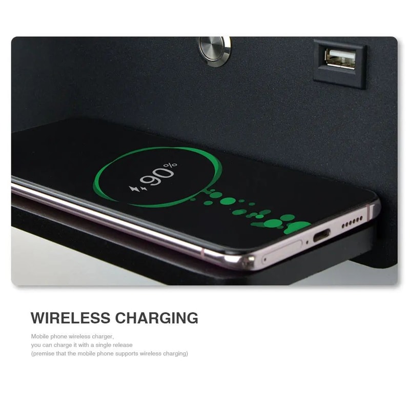 Nordic USB And Wireless Charging LED Wall Lamp 5 W 11