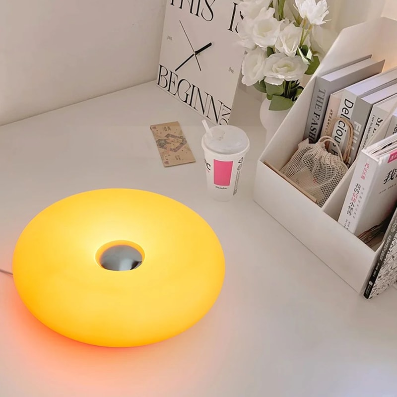 Donut LED Rechargeable Touch Table Lamp 3
